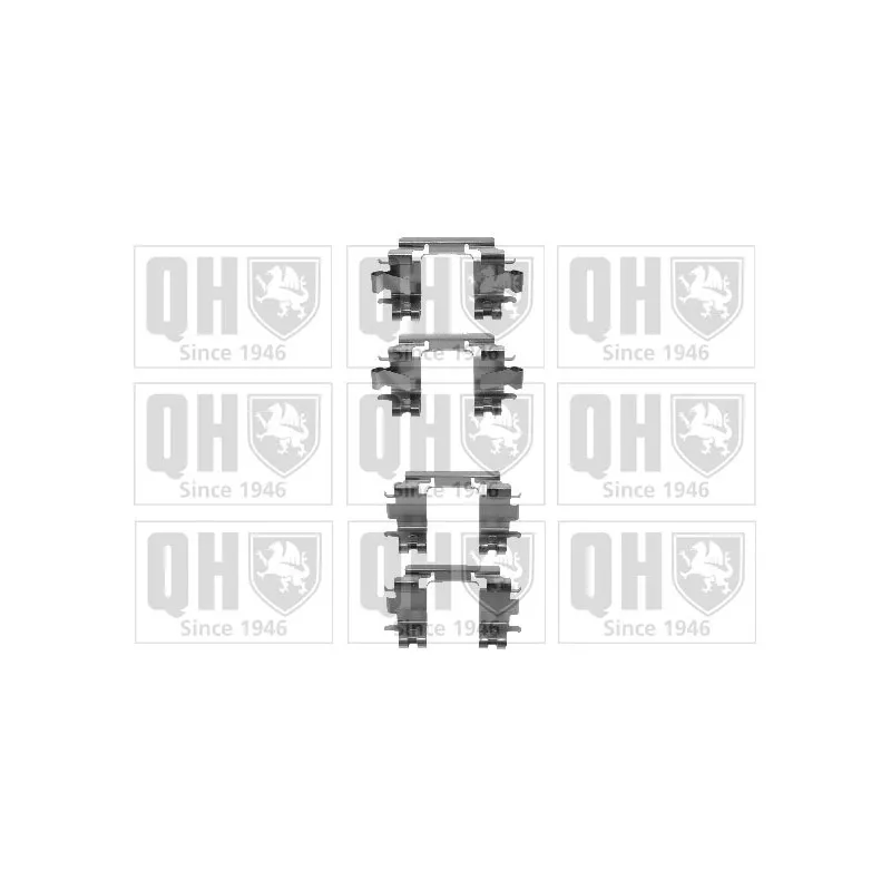 Kit d'accessoires, plaquette de frein à disque QUINTON HAZELL BFK861