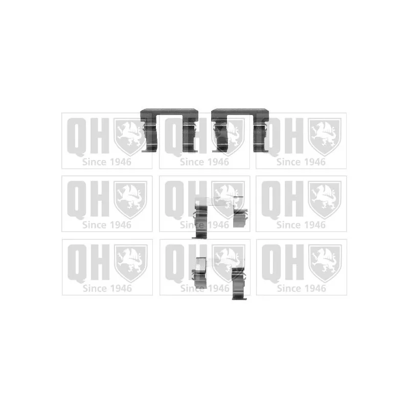 Kit d'accessoires, plaquette de frein à disque QUINTON HAZELL BFK862