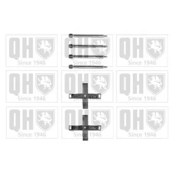Kit d'accessoires, plaquette de frein à disque QUINTON HAZELL BFK863
