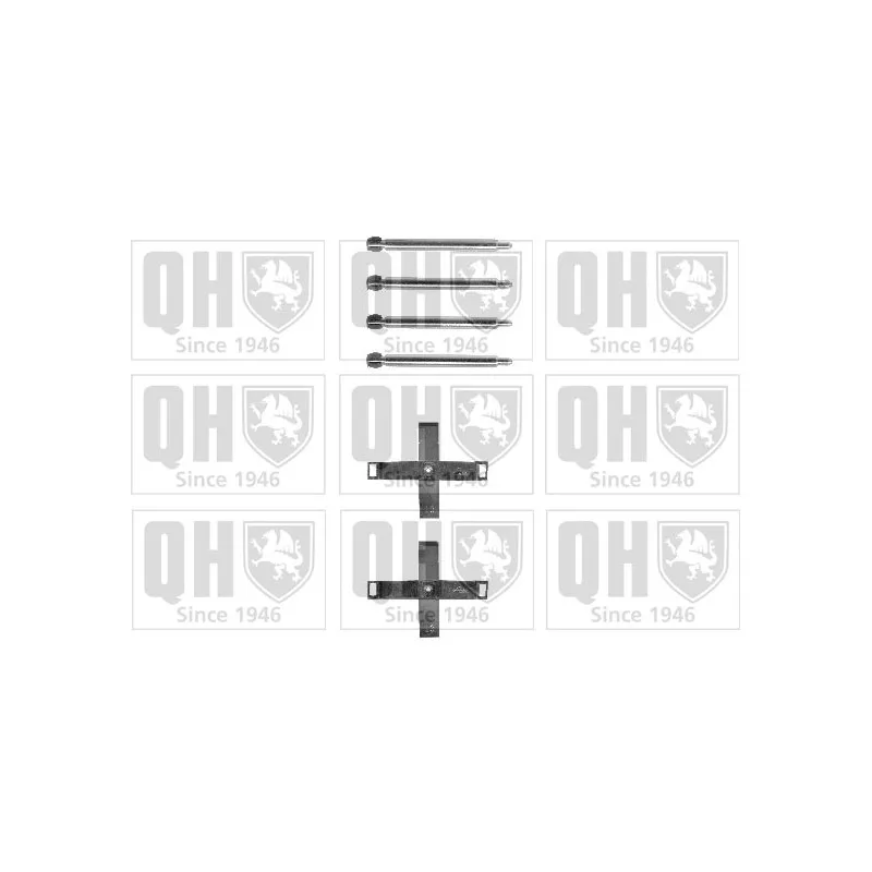 Kit d'accessoires, plaquette de frein à disque QUINTON HAZELL BFK863