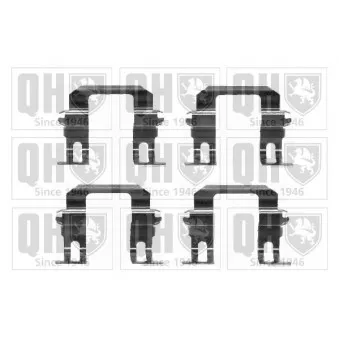 Kit d'accessoires, plaquette de frein à disque QUINTON HAZELL BFK865