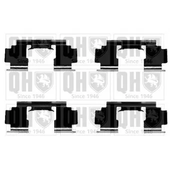 Kit d'accessoires, plaquette de frein à disque QUINTON HAZELL BFK866