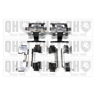 Kit d'accessoires, plaquette de frein à disque QUINTON HAZELL BFK868