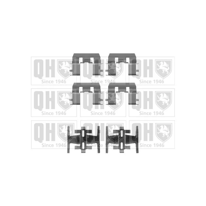 Kit d'accessoires, plaquette de frein à disque QUINTON HAZELL BFK875