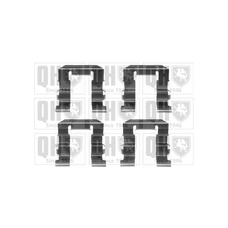 Kit d'accessoires, plaquette de frein à disque QUINTON HAZELL BFK878