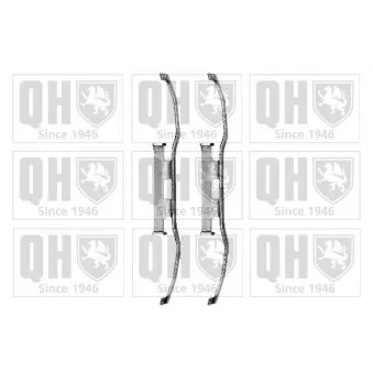 Kit d'accessoires, plaquette de frein à disque QUINTON HAZELL BFK879