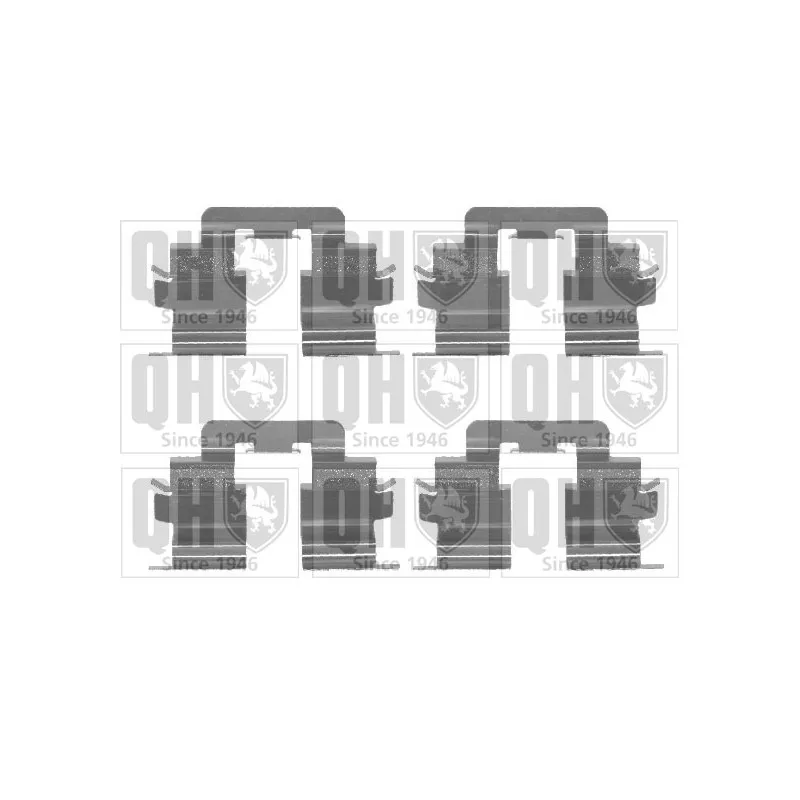 Kit d'accessoires, plaquette de frein à disque QUINTON HAZELL BFK880