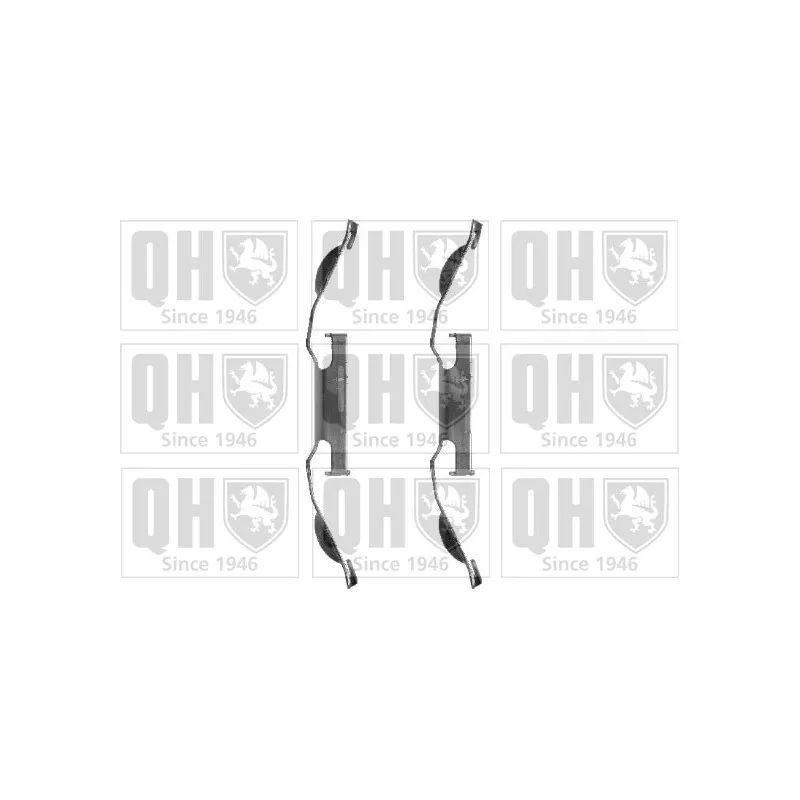 Kit d'accessoires, plaquette de frein à disque QUINTON HAZELL BFK885
