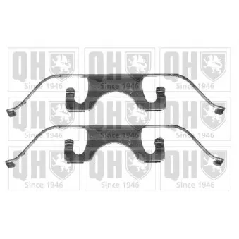 Kit d'accessoires, plaquette de frein à disque QUINTON HAZELL BFK887