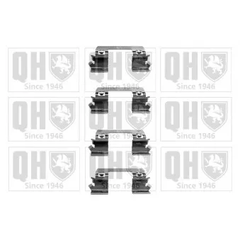 Kit d'accessoires, plaquette de frein à disque QUINTON HAZELL BFK891