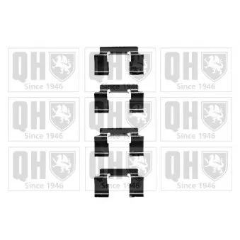 Kit d'accessoires, plaquette de frein à disque QUINTON HAZELL BFK892