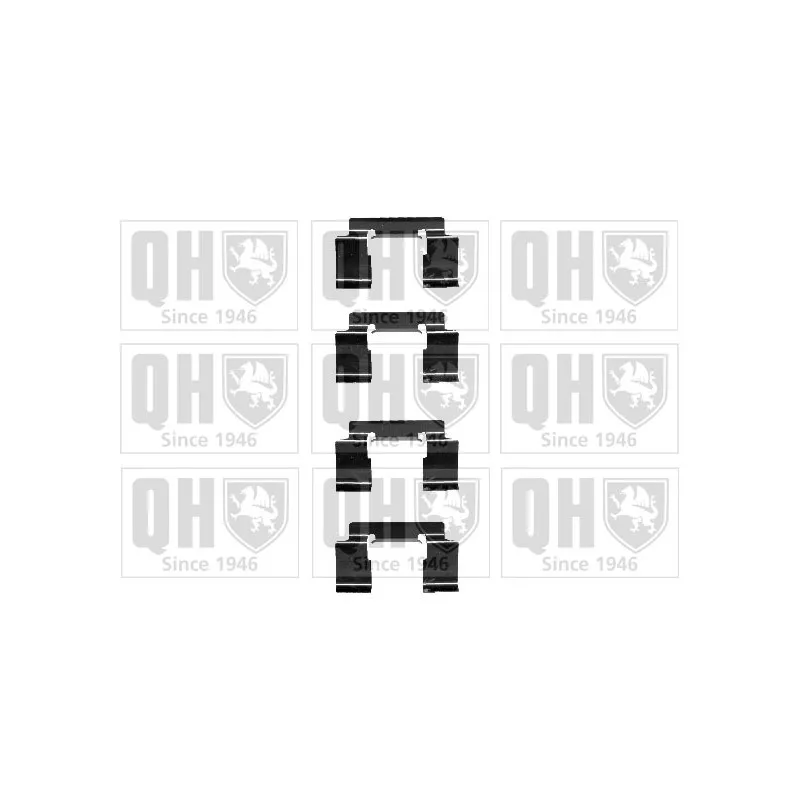 Kit d'accessoires, plaquette de frein à disque QUINTON HAZELL BFK892