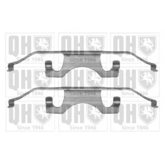 Kit d'accessoires, plaquette de frein à disque QUINTON HAZELL BFK896