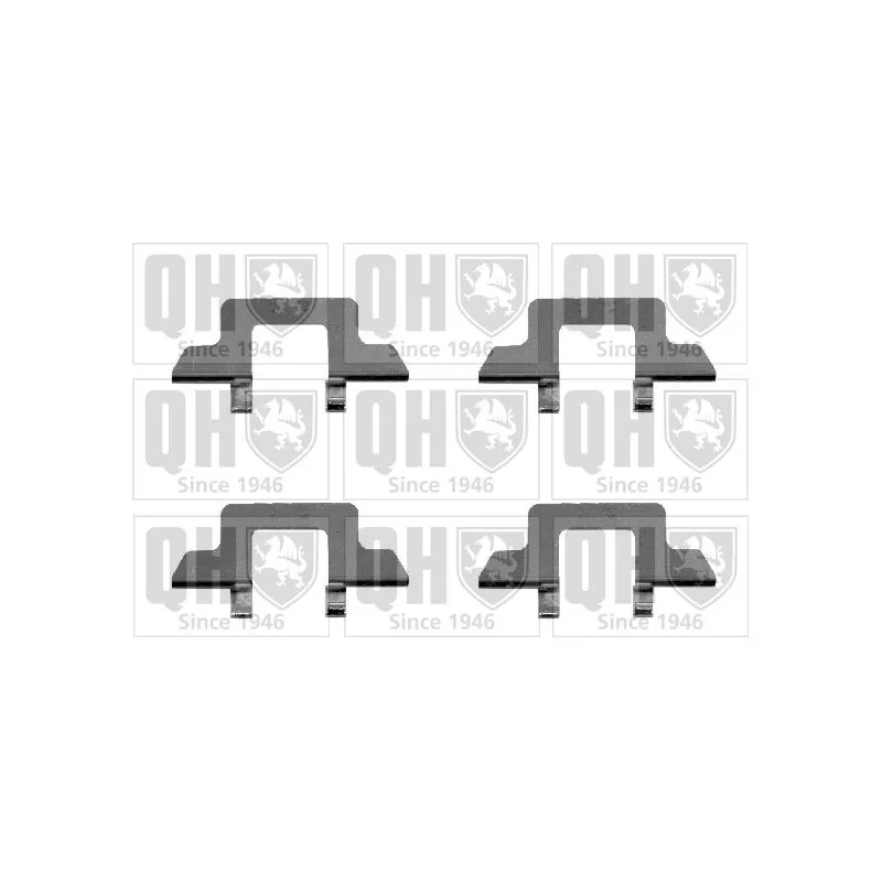 Kit d'accessoires, plaquette de frein à disque QUINTON HAZELL BFK897