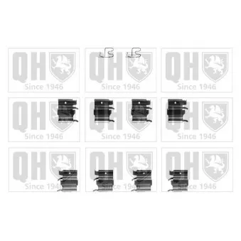 Kit d'accessoires, plaquette de frein à disque QUINTON HAZELL BFK899