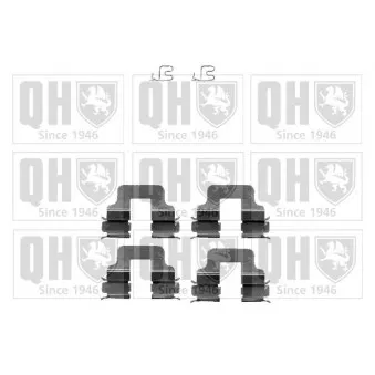 Kit d'accessoires, plaquette de frein à disque QUINTON HAZELL BFK900