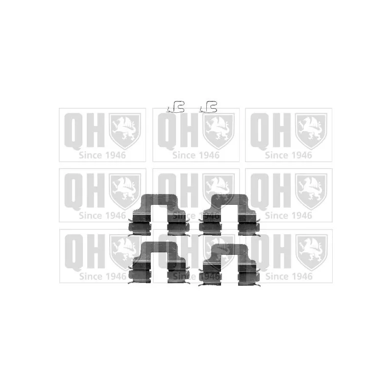 Kit d'accessoires, plaquette de frein à disque QUINTON HAZELL BFK900