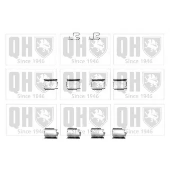 Kit d'accessoires, plaquette de frein à disque QUINTON HAZELL BFK901