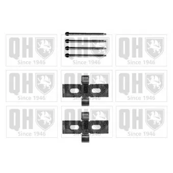 Kit d'accessoires, plaquette de frein à disque QUINTON HAZELL BFK903