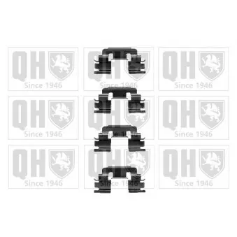 Kit d'accessoires, plaquette de frein à disque QUINTON HAZELL BFK904