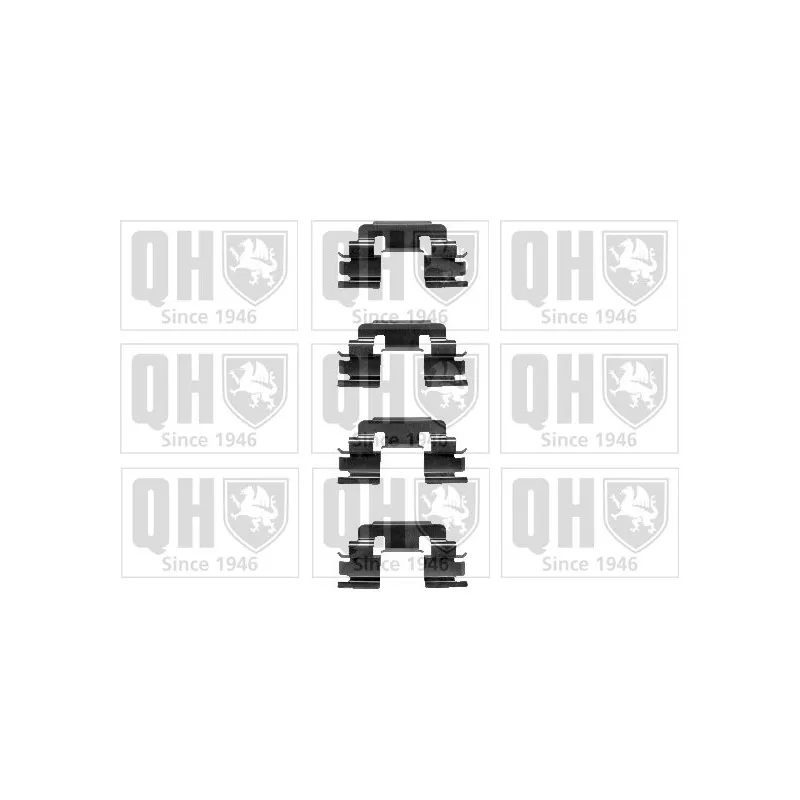 Kit d'accessoires, plaquette de frein à disque QUINTON HAZELL BFK904