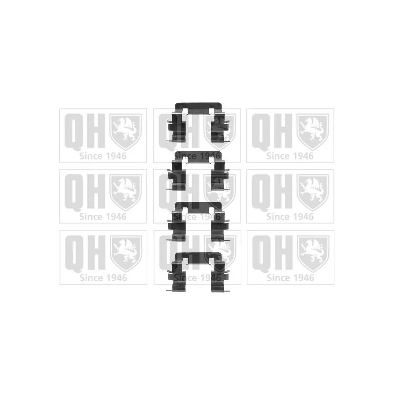 Kit d'accessoires, plaquette de frein à disque QUINTON HAZELL BFK906
