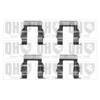 Kit d'accessoires, plaquette de frein à disque QUINTON HAZELL BFK907
