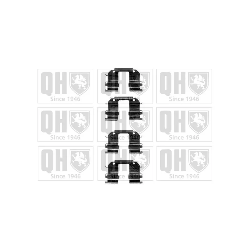 Kit d'accessoires, plaquette de frein à disque QUINTON HAZELL BFK912