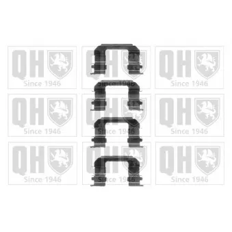 Kit d'accessoires, plaquette de frein à disque QUINTON HAZELL BFK914