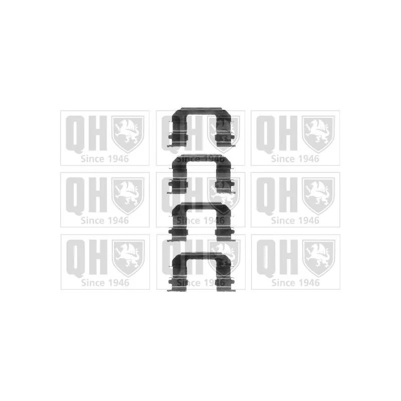 Kit d'accessoires, plaquette de frein à disque QUINTON HAZELL BFK914