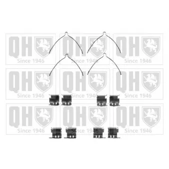 Kit d'accessoires, plaquette de frein à disque QUINTON HAZELL BFK916