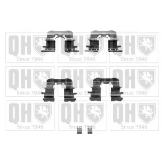 Kit d'accessoires, plaquette de frein à disque QUINTON HAZELL BFK917