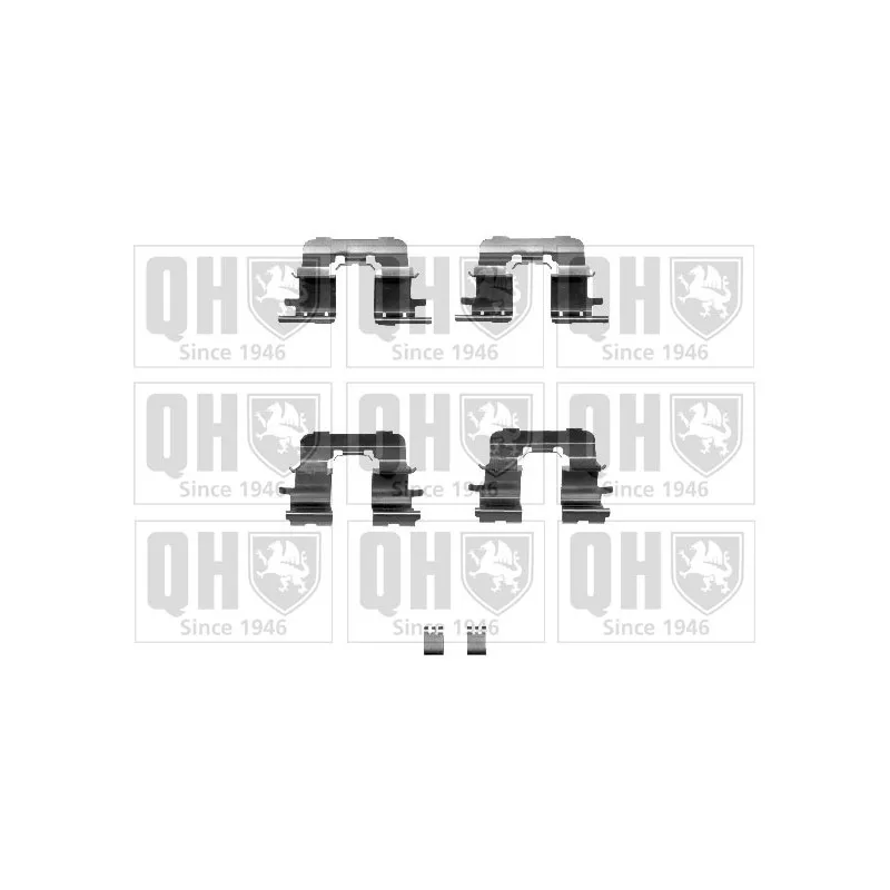 Kit d'accessoires, plaquette de frein à disque QUINTON HAZELL BFK917