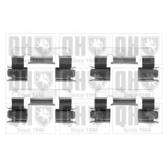 Kit d'accessoires, plaquette de frein à disque QUINTON HAZELL BFK920