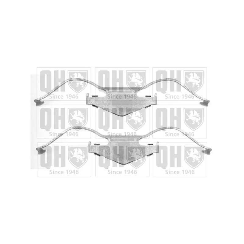 Kit d'accessoires, plaquette de frein à disque QUINTON HAZELL BFK923