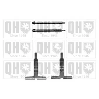 Kit d'accessoires, plaquette de frein à disque QUINTON HAZELL BFK926