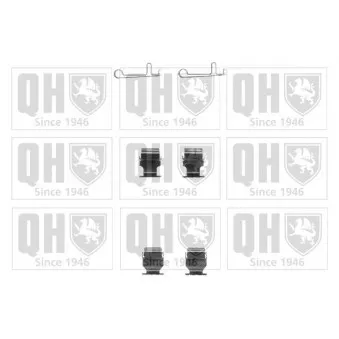 Kit d'accessoires, plaquette de frein à disque QUINTON HAZELL BFK927