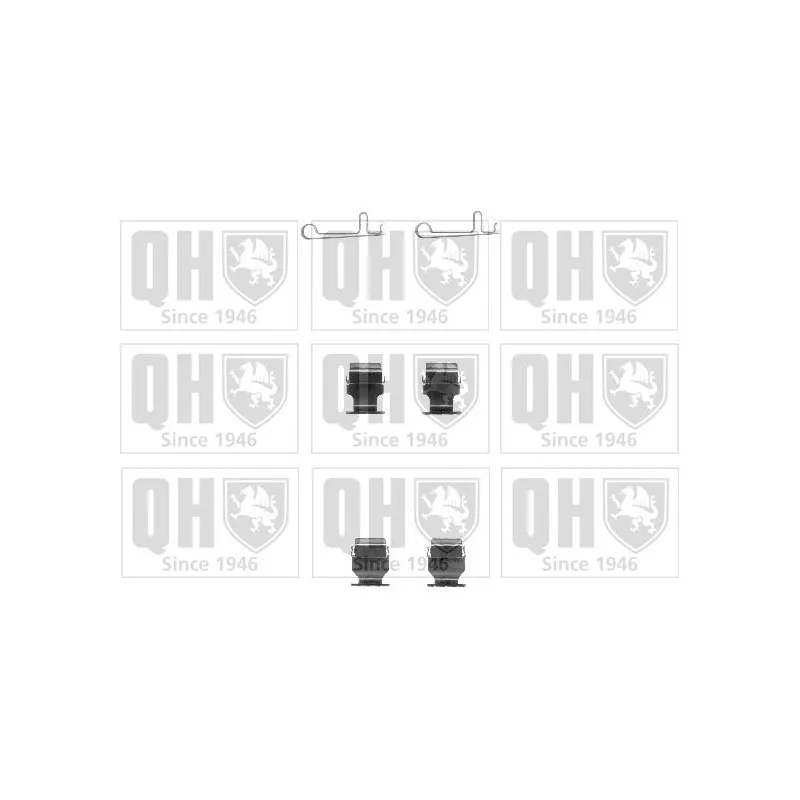 Kit d'accessoires, plaquette de frein à disque QUINTON HAZELL BFK927