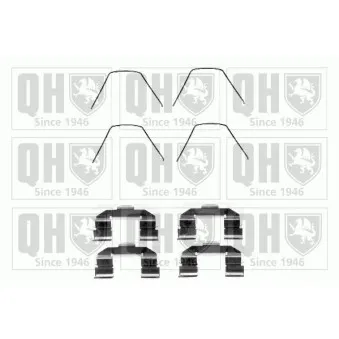 Kit d'accessoires, plaquette de frein à disque QUINTON HAZELL