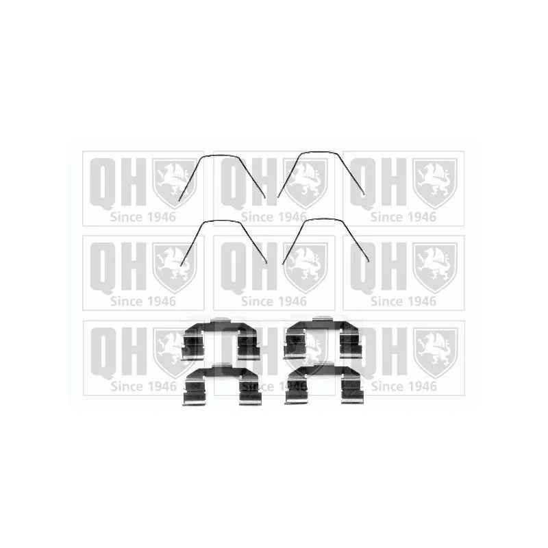 Kit d'accessoires, plaquette de frein à disque QUINTON HAZELL BFK930