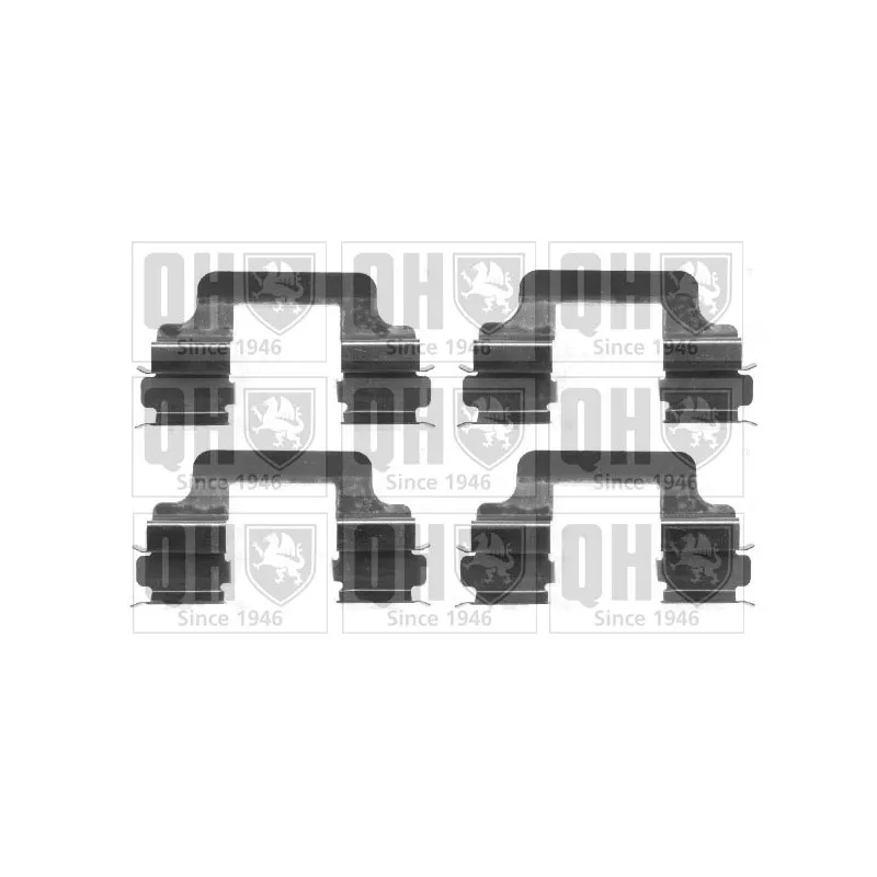 Kit d'accessoires, plaquette de frein à disque QUINTON HAZELL BFK931