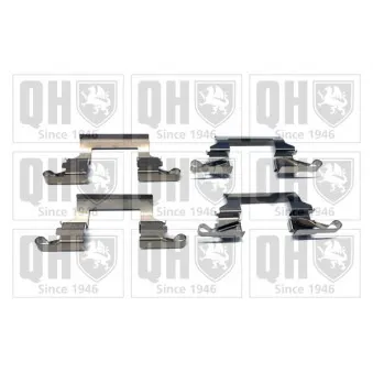 Kit d'accessoires, plaquette de frein à disque QUINTON HAZELL BFK932