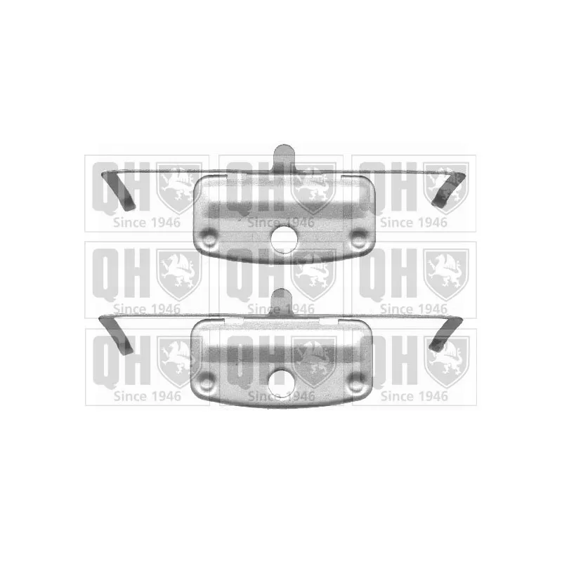Kit d'accessoires, plaquette de frein à disque QUINTON HAZELL BFK939