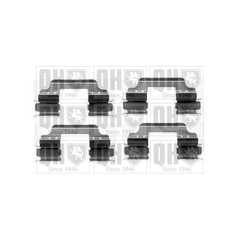 Kit d'accessoires, plaquette de frein à disque QUINTON HAZELL BFK942