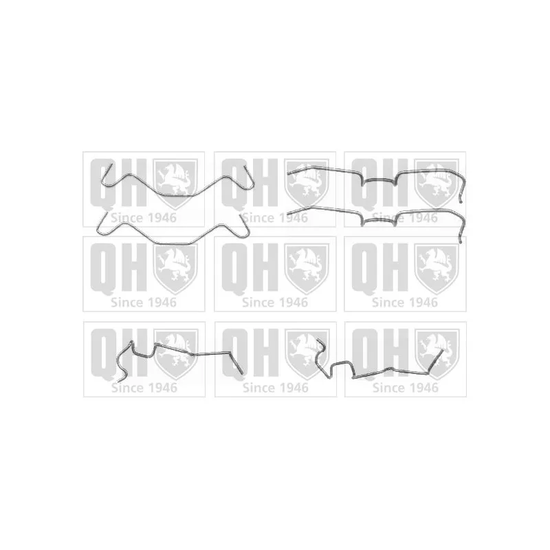 Kit d'accessoires, mâchoire de frein QUINTON HAZELL BFK943
