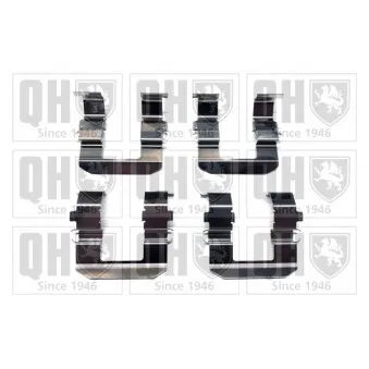 Kit d'accessoires, plaquette de frein à disque QUINTON HAZELL BFK952