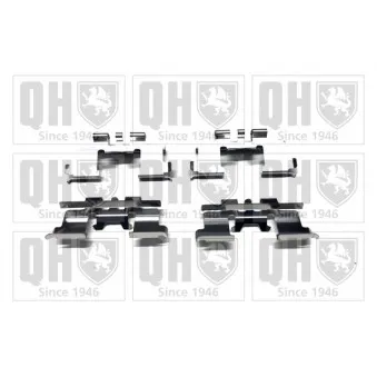 Kit d'accessoires, plaquette de frein à disque QUINTON HAZELL BFK965