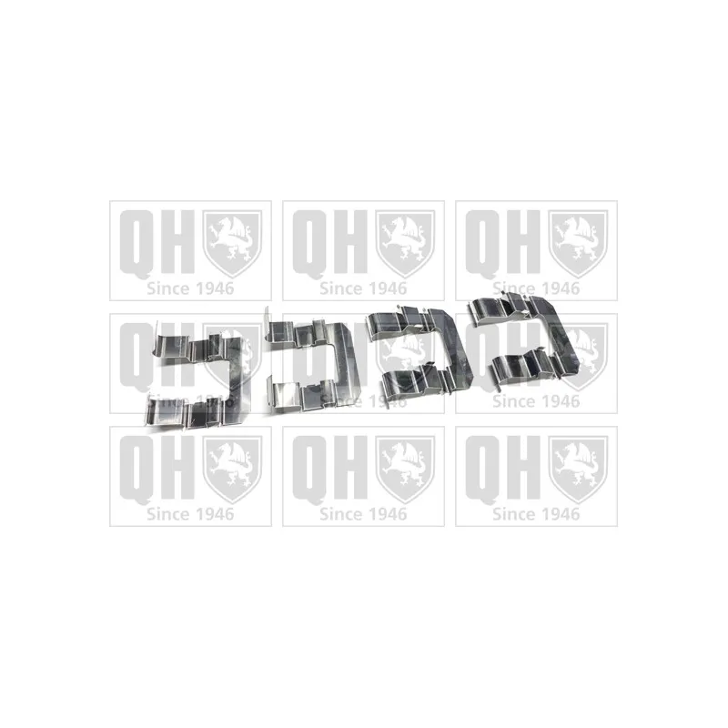 Kit d'accessoires, plaquette de frein à disque QUINTON HAZELL BFK970