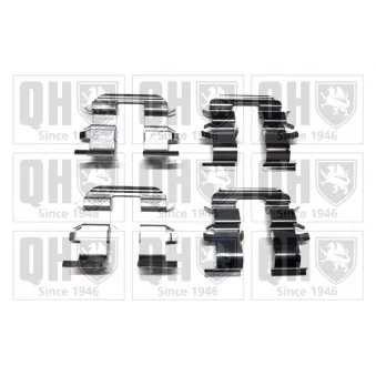 Kit d'accessoires, plaquette de frein à disque QUINTON HAZELL BFK976