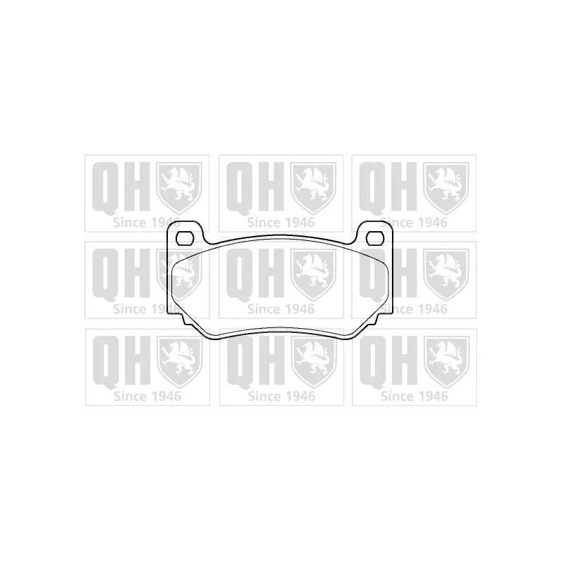 Jeu de 4 plaquettes de frein avant QUINTON HAZELL BP1391